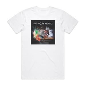 Sun Caged The Lotus Effect Album Cover T-Shirt White Sun Caged The Lotus Effect Album Cover T-Shirt White