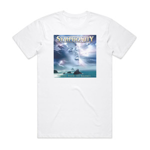 Symphonity Voice From The Silence Album Cover T-Shirt White Symphonity Voice From The Silence Album Cover T-Shirt White