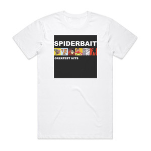 Spiderbait Greatest Hits Album Cover T-Shirt White Spiderbait Greatest Hits Album Cover T-Shirt White