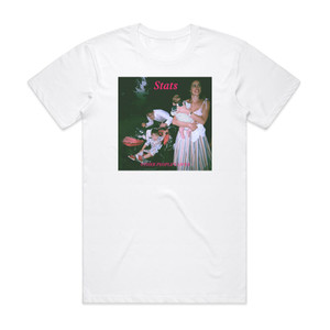 Stats Other Peoples Lives Album Cover T-Shirt White Stats Other Peoples Lives Album Cover T-Shirt White