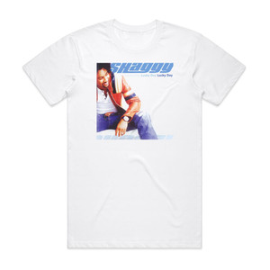 Shaggy Lucky Day 1 Album Cover T-Shirt White Shaggy Lucky Day 1 Album Cover T-Shirt White