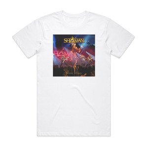 Shaman More Live Album Cover T-Shirt White Shaman More Live Album Cover T-Shirt White
