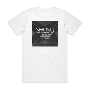 Shining The Madness And The Damage Done Album Cover T-Shirt White Shining The Madness And The Damage Done Album Cover T-Shirt White