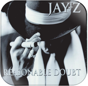 Jay Z Reasonable Doubt Album Cover Sticker Jay Z Reasonable Doubt Album Cover Sticker