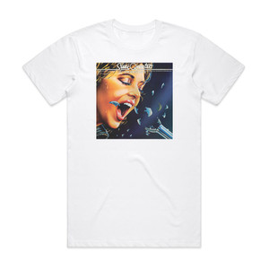 Suzi Quatro Greatest Hits Album Cover T-Shirt White Suzi Quatro Greatest Hits Album Cover T-Shirt White