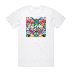 Shaman Elephant Crystals Album Cover T-Shirt White Shaman Elephant Crystals Album Cover T-Shirt White