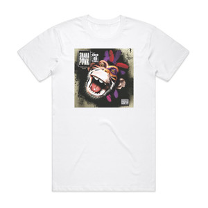 Shaka Ponk Loco Con Da Frenchy Talkin Album Cover T-Shirt White Shaka Ponk Loco Con Da Frenchy Talkin Album Cover T-Shirt White