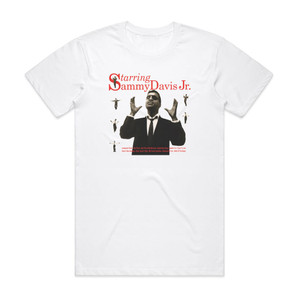 Sammy Davis Jr Starring Sammy Davis Jr Album Cover T-Shirt White Sammy Davis Jr Starring Sammy Davis Jr Album Cover T-Shirt White