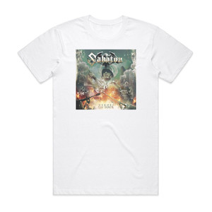 Sabaton Heroes On Tour Album Cover T-Shirt White
