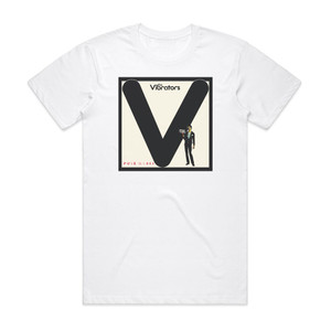 The Vibrators Pure Mania Album Cover T-Shirt White The Vibrators Pure Mania Album Cover T-Shirt White