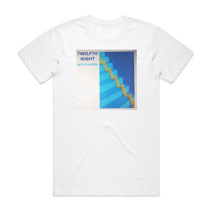 Twelfth Night Art Illusion Album Cover T-Shirt White Twelfth Night Art Illusion Album Cover T-Shirt White