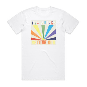 The Aliens Setting Sun Album Cover T-Shirt White The Aliens Setting Sun Album Cover T-Shirt White