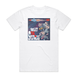 The Spotnicks Meet The Spotnicks Album Cover T-Shirt White The Spotnicks Meet The Spotnicks Album Cover T-Shirt White