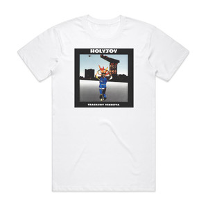 The Band of Holy Joy Tracksuit Vendetta Album Cover T-Shirt White The Band of Holy Joy Tracksuit Vendetta Album Cover T-Shirt White