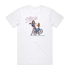 The Darkness Nothings Gonna Stop Us Album Cover T-Shirt White The Darkness Nothings Gonna Stop Us Album Cover T-Shirt White