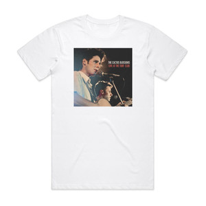 The Cactus Blossoms Live At The Turf Club Album Cover T-Shirt White The Cactus Blossoms Live At The Turf Club Album Cover T-Shirt White