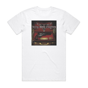 Texas Hippie Coalition Peacemaker Album Cover T-Shirt White Texas Hippie Coalition Peacemaker Album Cover T-Shirt White
