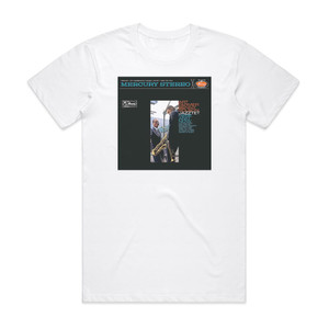The Jazztet Here And Now Album Cover T-Shirt White The Jazztet Here And Now Album Cover T-Shirt White