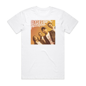 The Apers Skies Are Turning Blue Album Cover T-Shirt White The Apers Skies Are Turning Blue Album Cover T-Shirt White