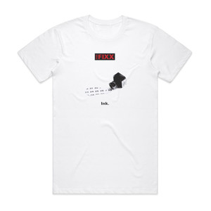 The Fixx Ink Album Cover T-Shirt White The Fixx Ink Album Cover T-Shirt White
