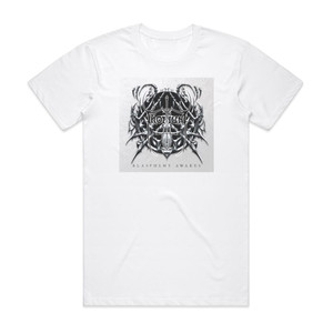 Thorium Blasphemy Awakes Album Cover T-Shirt White Thorium Blasphemy Awakes Album Cover T-Shirt White