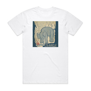 The Microphones The Glow Part 2 Album Cover T-Shirt White The Microphones The Glow Part 2 Album Cover T-Shirt White
