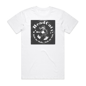 The Head Cat Walk The Walk Talk The Talk Album Cover T-Shirt White The Head Cat Walk The Walk Talk The Talk Album Cover T-Shirt White
