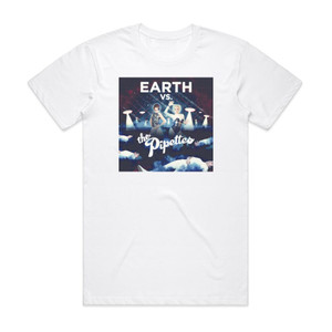The Pipettes Earth Vs The Pipettes Album Cover T-Shirt White The Pipettes Earth Vs The Pipettes Album Cover T-Shirt White