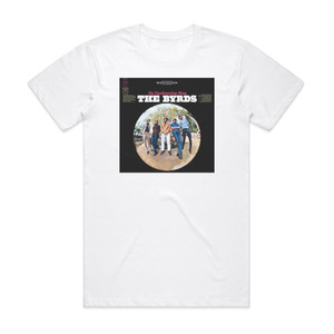 The Byrds Mr Tambourine Man Album Cover T-Shirt White The Byrds Mr Tambourine Man Album Cover T-Shirt White