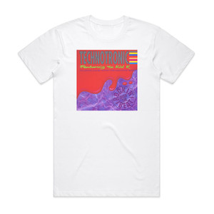 Technotronic Rockin Over The Beat Album Cover T-Shirt White Technotronic Rockin Over The Beat Album Cover T-Shirt White