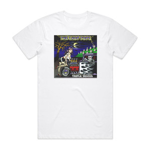 The Chop Tops Triple Deuces Album Cover T-Shirt White The Chop Tops Triple Deuces Album Cover T-Shirt White