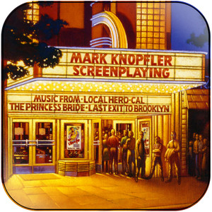Mark Knopfler Screenplaying Album Cover Sticker