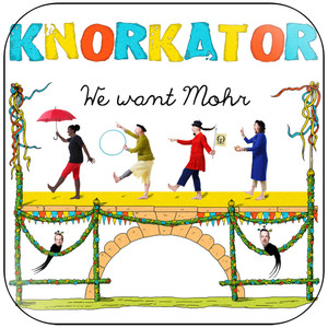 Knorkator We Want Mohr Album Cover Sticker Knorkator We Want Mohr Album Cover Sticker