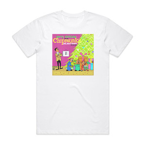 The Chipmunks Merry Christmas From The Chipmunks Album Cover T-Shirt White The Chipmunks Merry Christmas From The Chipmunks Album Cover T-Shirt White