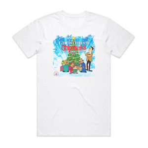 The Chipmunks Christmas With The Chipmunks Album Cover T-Shirt White The Chipmunks Christmas With The Chipmunks Album Cover T-Shirt White