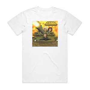 Tank War Of Attrition Live 1981 Album Cover T-Shirt White Tank War Of Attrition Live 1981 Album Cover T-Shirt White