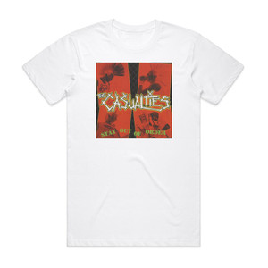 The Casualties Stay Out Of Order Album Cover T-Shirt White The Casualties Stay Out Of Order Album Cover T-Shirt White