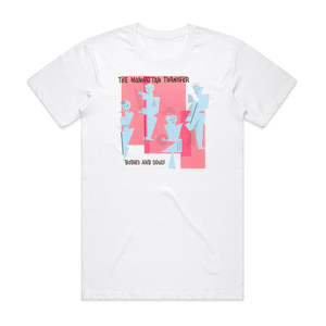 The Manhattan Transfer Bodies And Souls Album Cover T-Shirt White The Manhattan Transfer Bodies And Souls Album Cover T-Shirt White