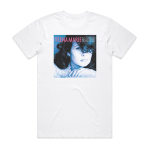 Teena Marie Beautiful Album Cover T-Shirt White Teena Marie Beautiful Album Cover T-Shirt White