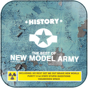 New Model Army History The Singles 85 91-2 Album Cover Sticker New Model Army History The Singles 85 91-2 Album Cover Sticker