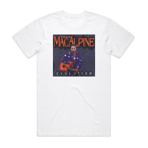 Tony MacAlpine Evolution Album Cover T-Shirt White