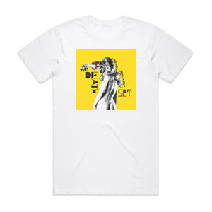 The Death Set Michel Poiccard Album Cover T-Shirt White The Death Set Michel Poiccard Album Cover T-Shirt White
