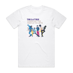 The Rapture Pieces Of The People We Love Album Cover T-Shirt White The Rapture Pieces Of The People We Love Album Cover T-Shirt White