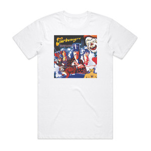 Turbonegro Darkness Forever Album Cover T-Shirt White Turbonegro Darkness Forever Album Cover T-Shirt White