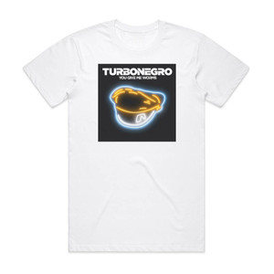 Turbonegro You Give Me Worms Album Cover T-Shirt White Turbonegro You Give Me Worms Album Cover T-Shirt White
