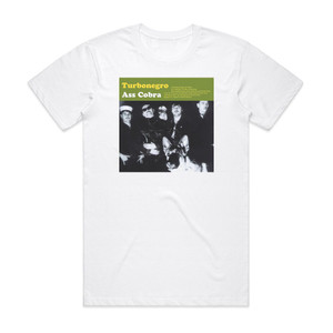 Turbonegro Ass Cobra Album Cover T-Shirt White Turbonegro Ass Cobra Album Cover T-Shirt White