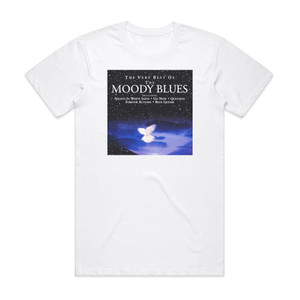The Moody Blues The Very Best Of The Moody Blues Album Cover T-Shirt White