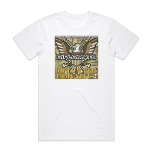 The Diplomats Diplomatic Immunity 2 Album Cover T-Shirt White The Diplomats Diplomatic Immunity 2 Album Cover T-Shirt White