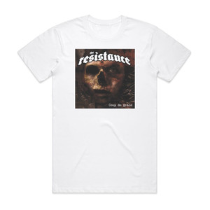 The Resistance Coup De Grce Album Cover T-Shirt White The Resistance Coup De Grce Album Cover T-Shirt White