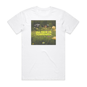 Tusse Jag Tror P Sommaren Album Cover T-Shirt White Tusse Jag Tror P Sommaren Album Cover T-Shirt White
